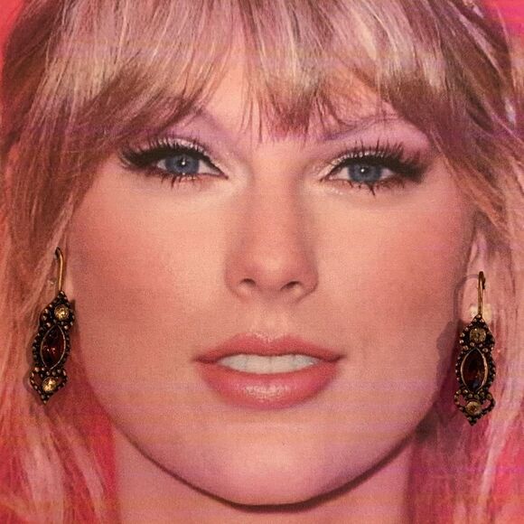 Chocolate Rhinestone Vintage Style Drop Earrings - Picture 1 of 5